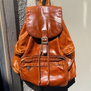 Vintage Wilson leather full sz back pack